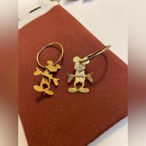 Vintage Mickey Mouse Pierced Earrings
